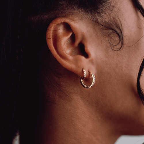 Shine hoop earrings