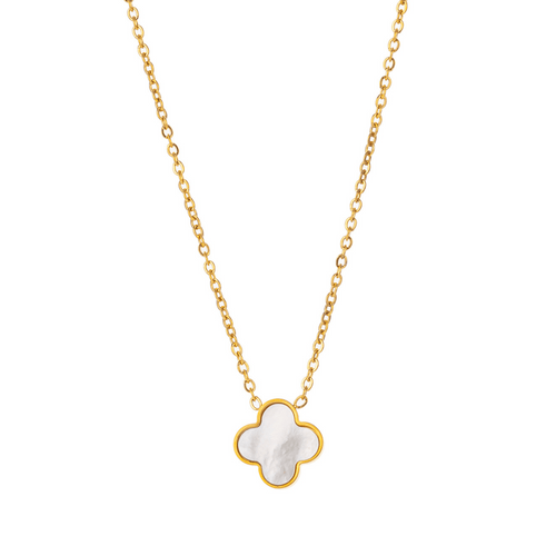 White Clover necklace 