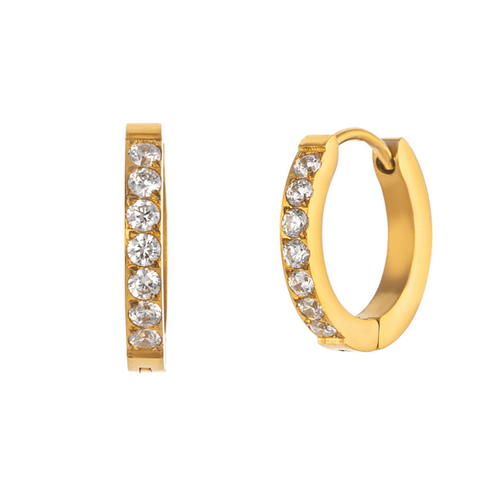 Shine hoop earrings