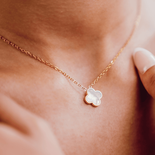 White Clover necklace 