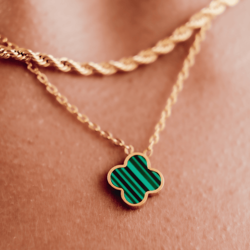 White Clover necklace 